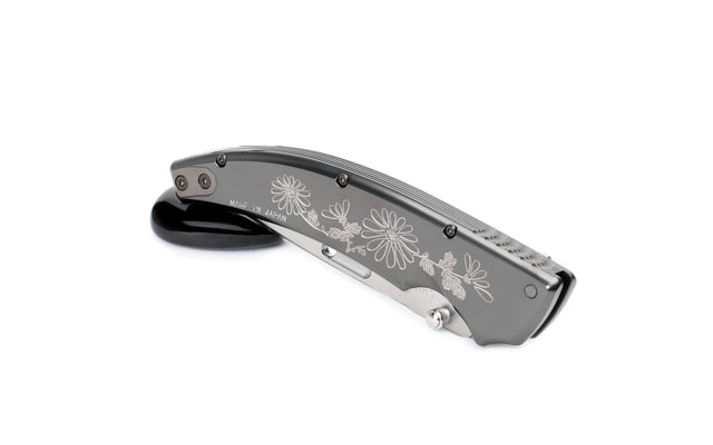 ROCKSTEAD , ROCKSTEAD SHU, ROCKSTEAD SHU CB-ZDP (KIKU), SHU CB-ZDP (KIKU), ROCKSTEAD Klappmesser, ROCKSTEAD folding knife, Gentlemanmesser, gentleman knife, Taschenmesser, pocket knife, Klingenstahl ZDP-189, blade steel ZDP-189