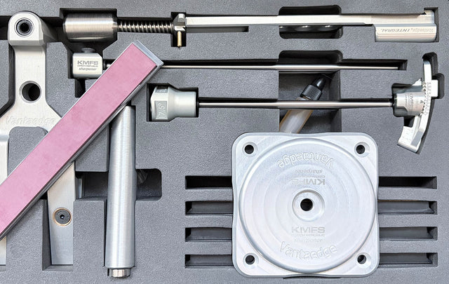 KMFS bundle sharpening system Vantaedge integral + KMFS MULTIANGLE angle head + KMFS RIVAL RUBY 3000