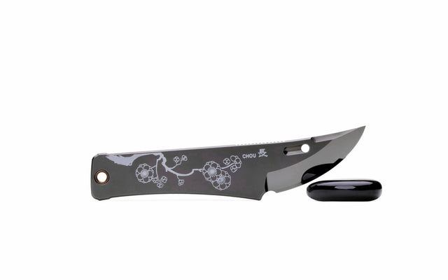 ROCKSTEAD, ROCKSTEAD CHOU, ROCKSTEAD CHOU-Etching, CHOU-Plum, Neckknife, neck knife, EDC, EDC Messer, EDC knife, Every Day Carry Messer, Every Day Carry knife, YXR-7, Klingenstahl YXR-7, blade steel YXR-7